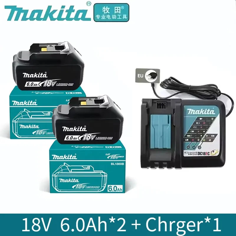 Originele Makita Verbeterde BL1860 Oplaadbare Batterij 18V 6Ah Lithium voor Makita 18V Batterij BL1840 BL1850 BL1830 BL1860B LXT 400