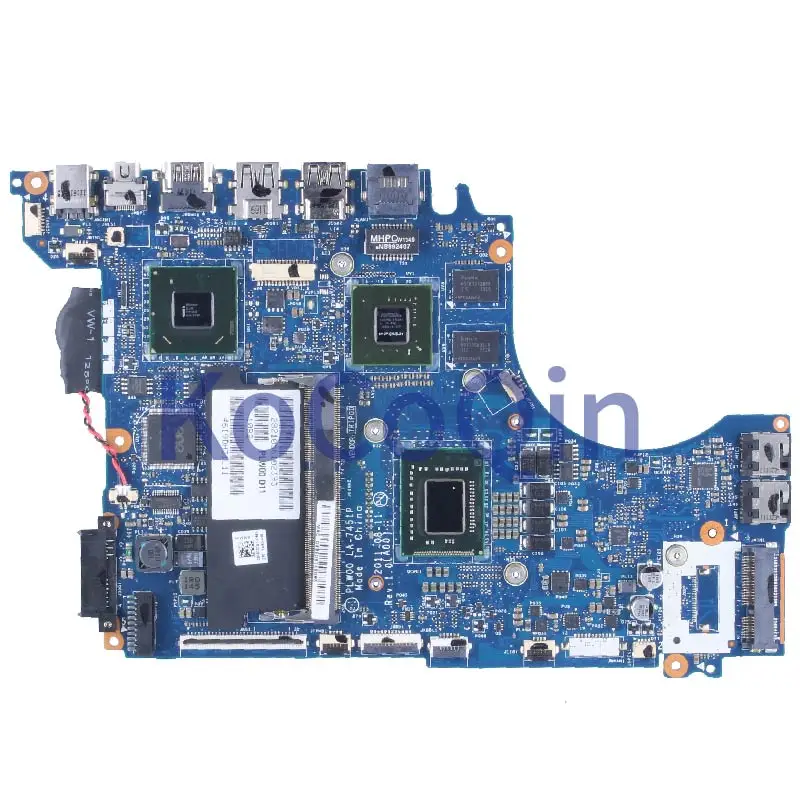 CN-0F2DV7 100% Test OK For DELL XPS L412Z Laptop Motherboard LA-7451P SR043 i7-2640M N12P-GV-S-A1 DDR3 Notebook Mainboard