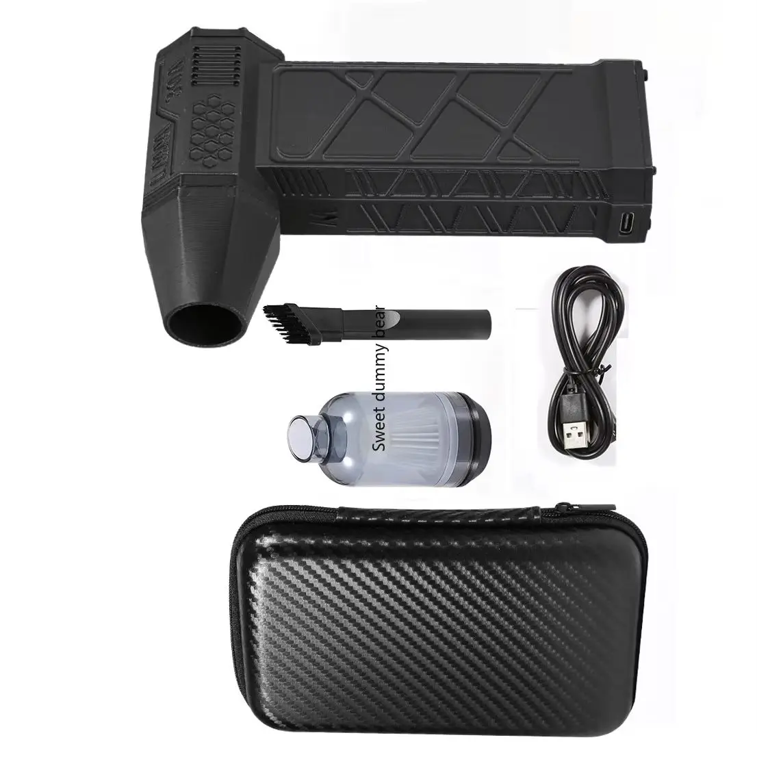 

Фен для волос Violent — высокоскоростной бесщеточный двигатель, турбовентилятор с канальным турбонаддувом, дизайн «сделай сам» (трансграничный/Douyin Viral)