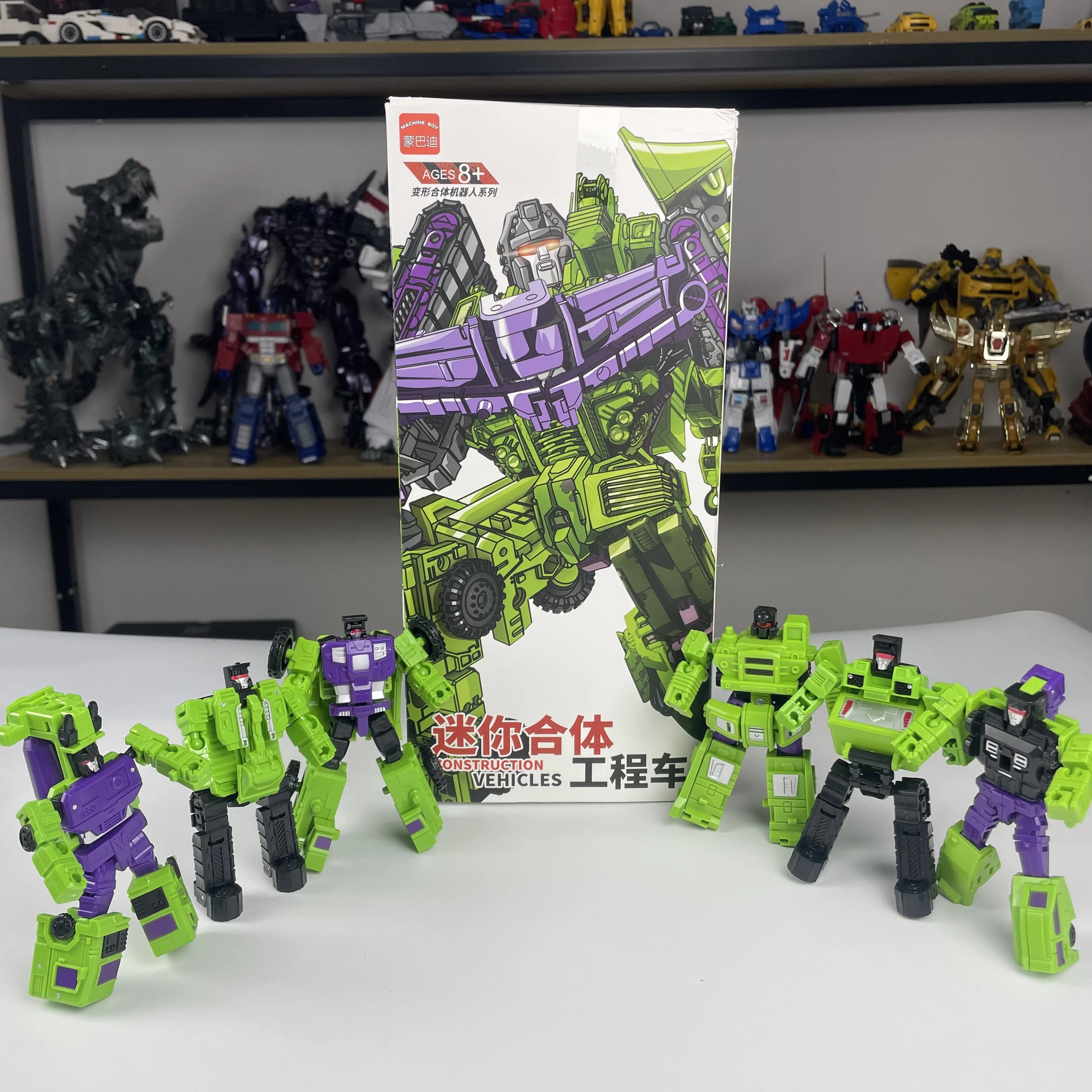 6 in 1 MINI Devastator Trasformazione Modello MINI Devastator 22CM Action Figure Robot Giocattoli di plastica MIGLIOR regalo