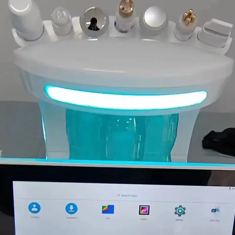 

Ice Blue Magic Mirror 7-in-1 Multifunctional Ultrasonic Skin Care Device with Cryotherapy And Microdermabrasion