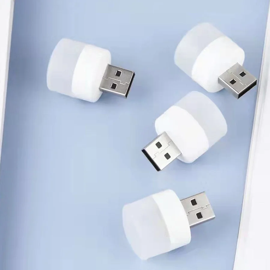 

Лампа с USB-разъемом для компьютера, маленький светильник для чтения с питанием от зарядки, светодиодный светильник для чтения с защитой глаз, маленький круглый ночник