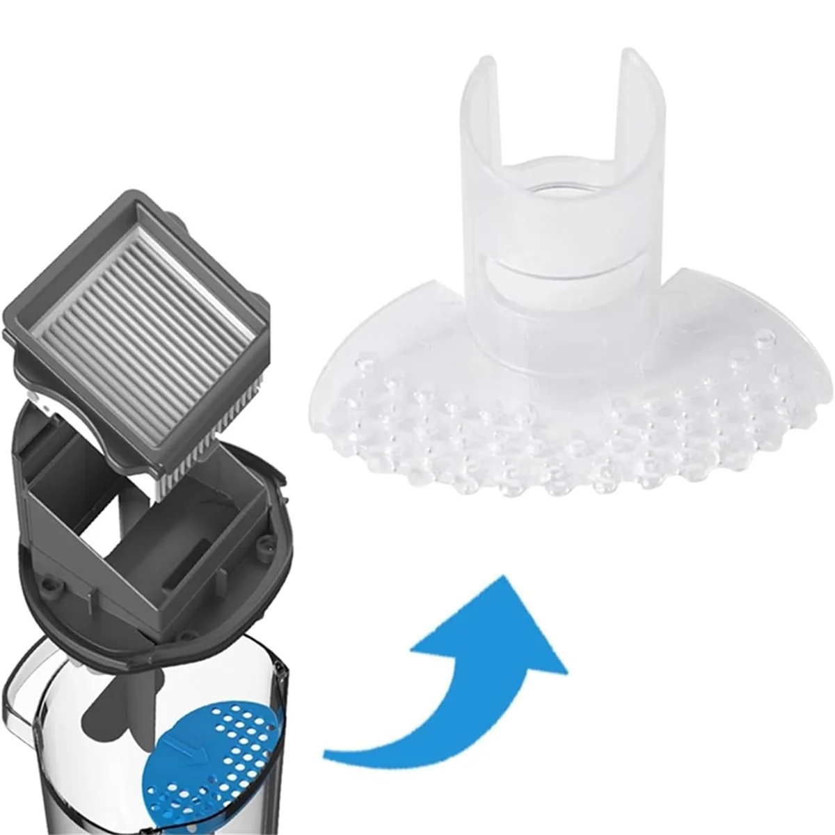 Déflecteur de filtre pour Tineco Floor ONE S3 /IFloor 3, pièce de rechange pour aspirateur à sec