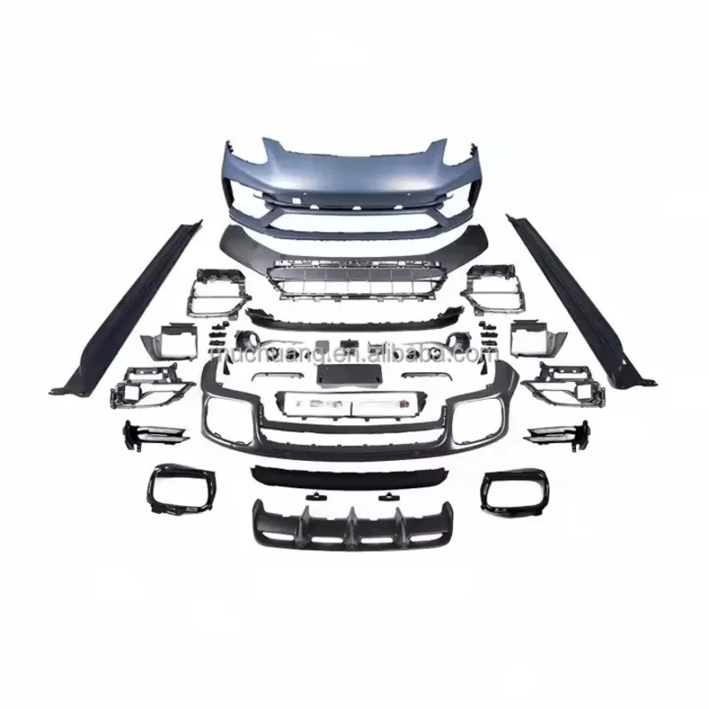 

2017-2021 for Panam-era 971 Base Body Kit Upgrade to Tur-bo S with Side Skirt and SD Rear Lip Bumper
