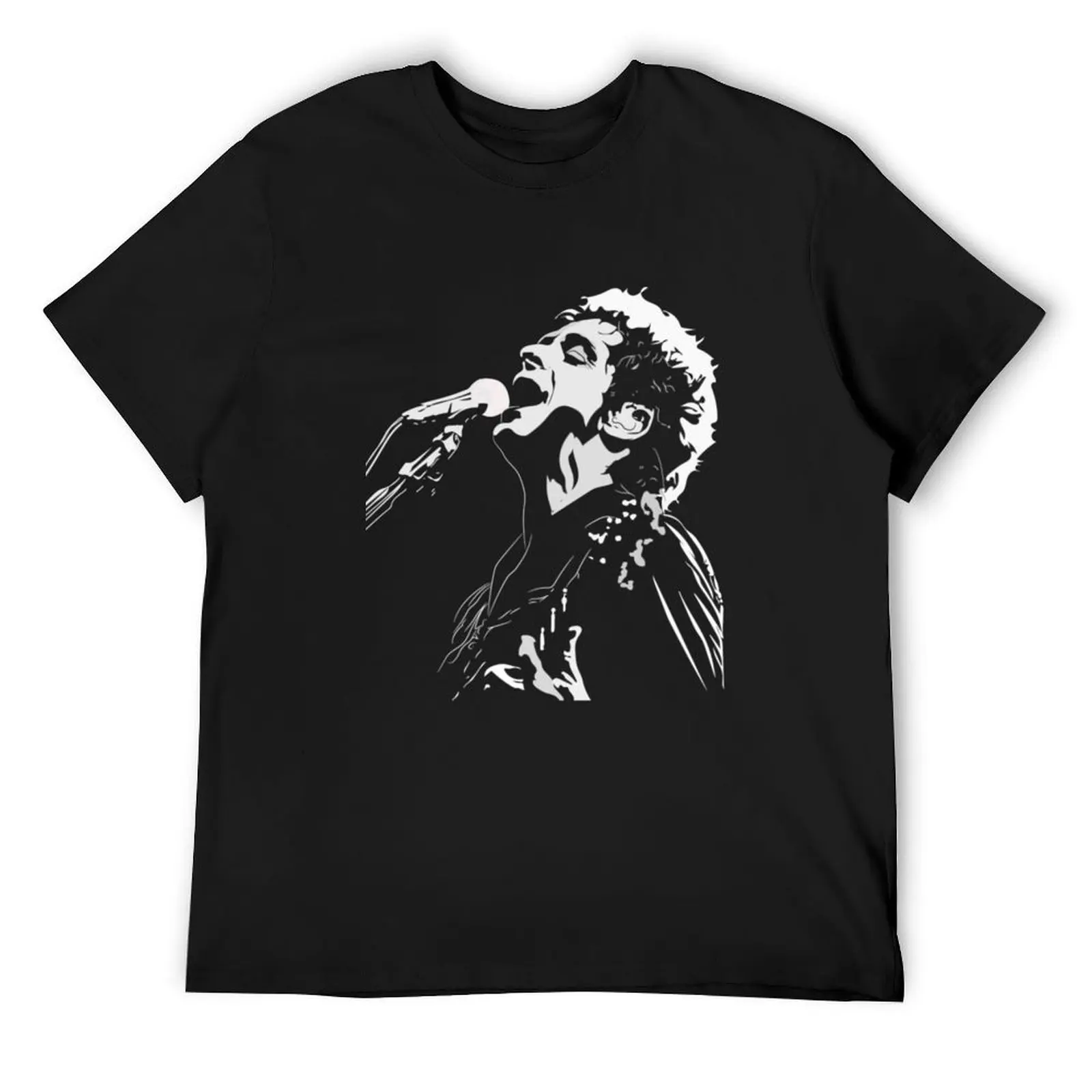 Gustavo Cerati (Vector) Camiseta T-Shirt heavyweights plus size clothes rapper graphic tees mens t shirts casual stylish