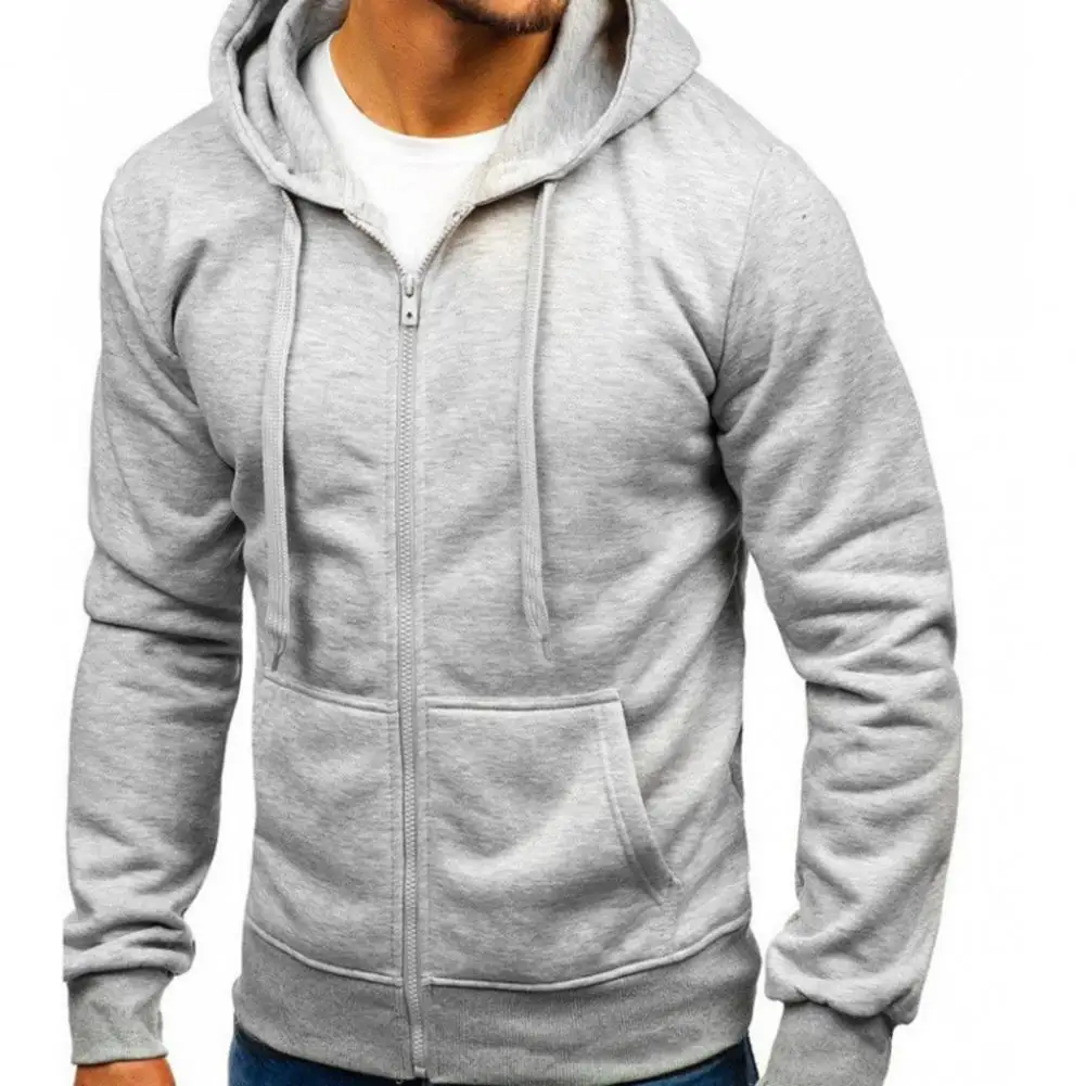 2024 New Men's Hoodies Sweatshirts Zipper Hoodie Men Sweatshirt Solid Color Man Hoody Sweatshirts Male Sweatshirts Sports Coat