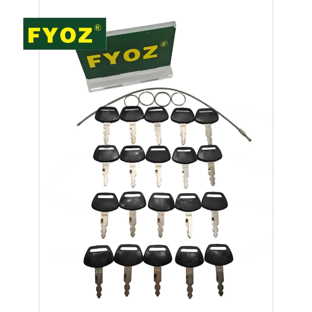 20PCS S450 Ignition Key For JCB/Sumitomo Excavators New Holland K250 150979A1 KHR-0369 LBXKHR0369 KHR20070 Excavator Part