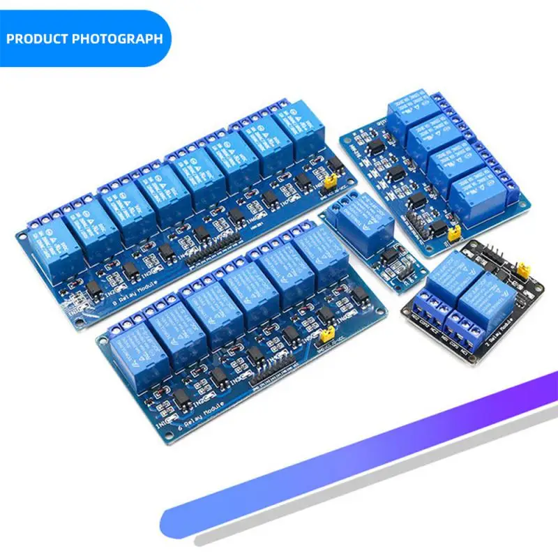 5V12V24V 1 2 4 6 8-way Relay Module With Optocoupler Isolation Low Level Trigger Development Board