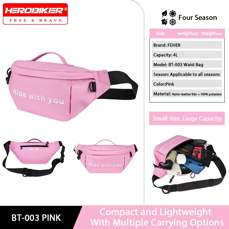 

Motorcycle Bag Large Capacity Motorcycle Waist Bag Multifunctional Moto Rider Bag Motorbike Outdoor Sports Travel Accessories