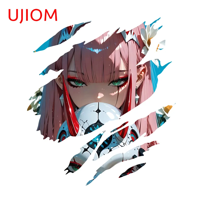 UJIOM Zero Two Tear Graphics Wall Sticker Exquisite Fashionable Waterproof PVC Decal Creative Personality Amusing Wallpapers