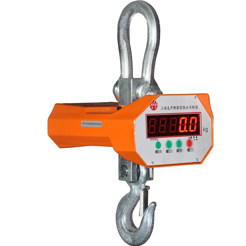 Electronic hanging scale 1T, 2T3, T5, 10, overhead crane, printing scale 15, wireless hook scale, waterproof hanging scale