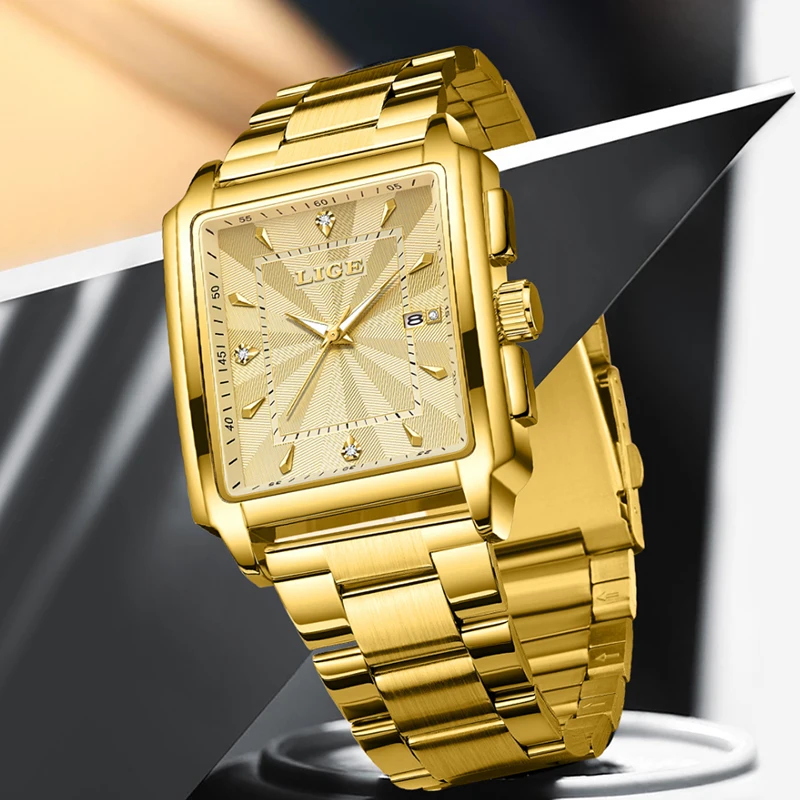 LIGE 2026 TOP mens wristwatch luminous waterproof simple quartz clock calendar men sports watches fashion business reloj hommes