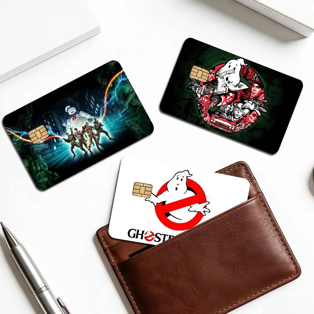 Movie G-Ghostbusters Game Film Cover Sticker Case for Small Chip Credit Debit Card Front Side