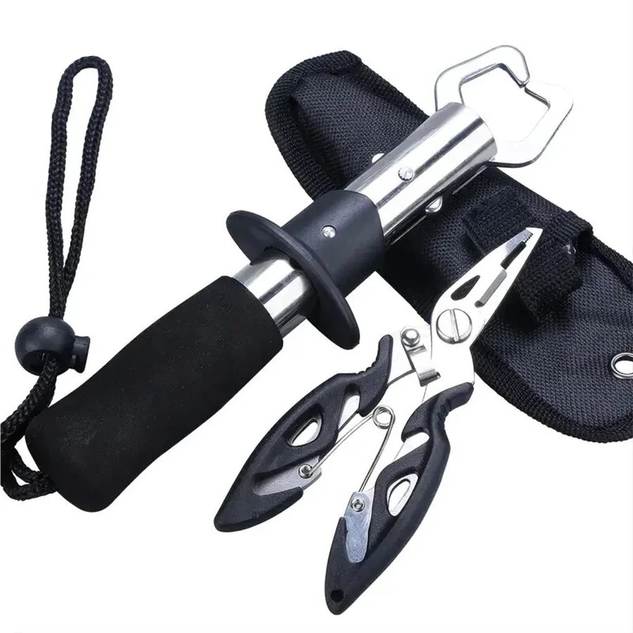 Fischzange-Set: Schneidezange, Fischgreifer, Zange, Schnipper, Angelzubehör, Clip, Klemme, Greifer, Trigger – Detail 7
