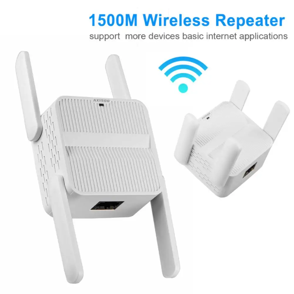 

Wi-Fi 6 повторитель-удлинитель 1500 Мбит/с усилитель сигнала Wi-Fi с портом Ethernet Wi-Fi 6 усилителей 4*2dbi антенны усилитель дальнего действия