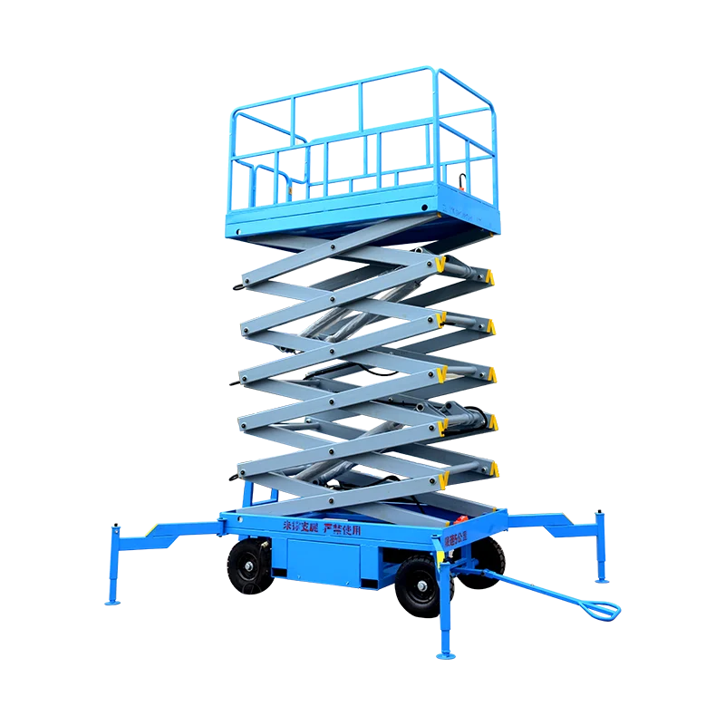 

Customized, mobile scissor electric hydraulic lifting platform mobile aerial work vehicle lift freight elevator climbing vehicle