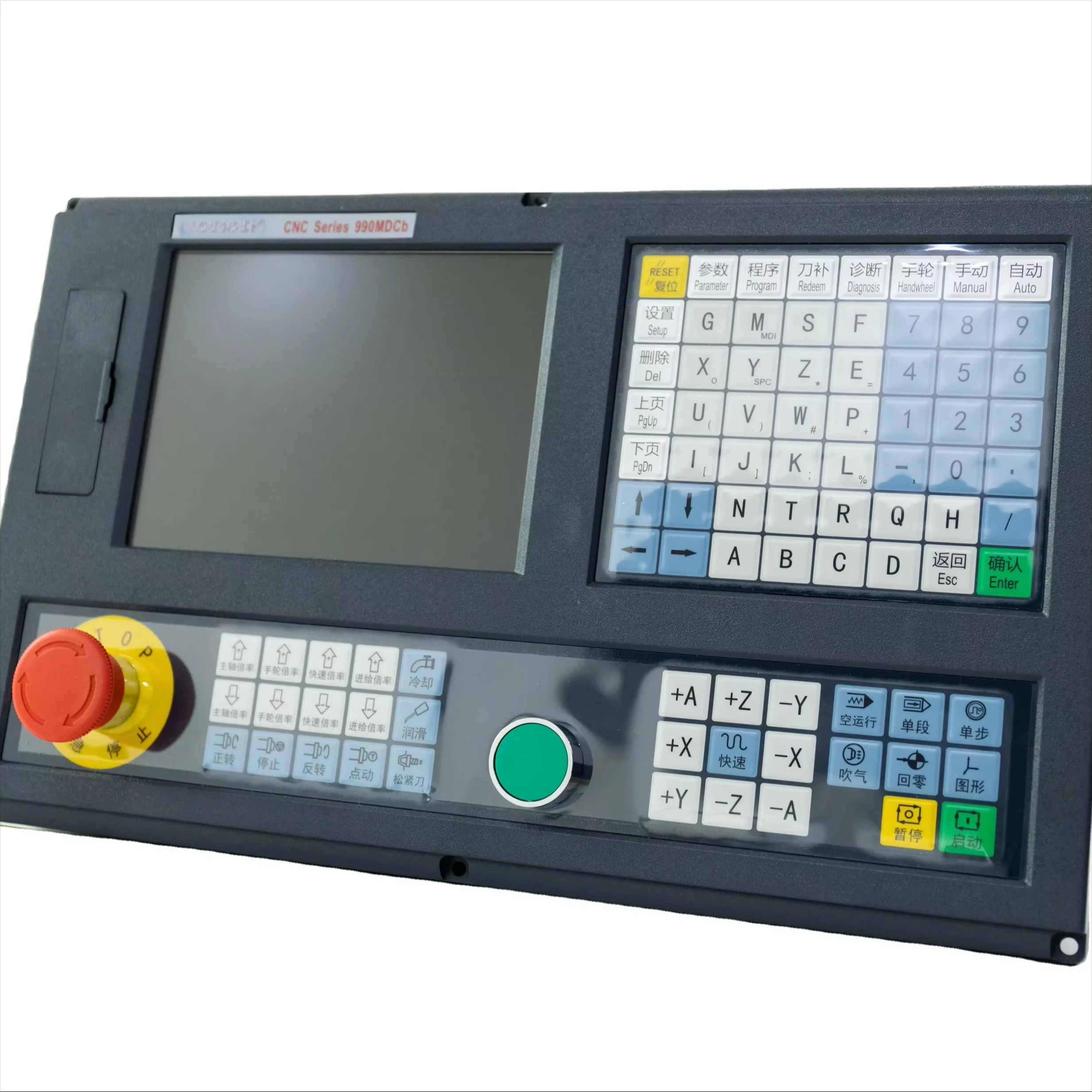 Mini controlador numérico de 2 ejes NEWKer Spindel con control analógico para sistema de torno, kit de actualización de control numérico.