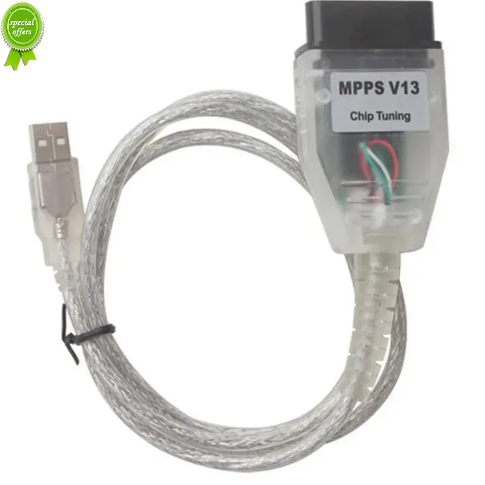 

ECU Programmer SMPS MPPS V13.02 V13 K CAN Flasher Chip Tuning Remap OBD2 MPPS V13.02 Diagnostic Cable With Multi-Language