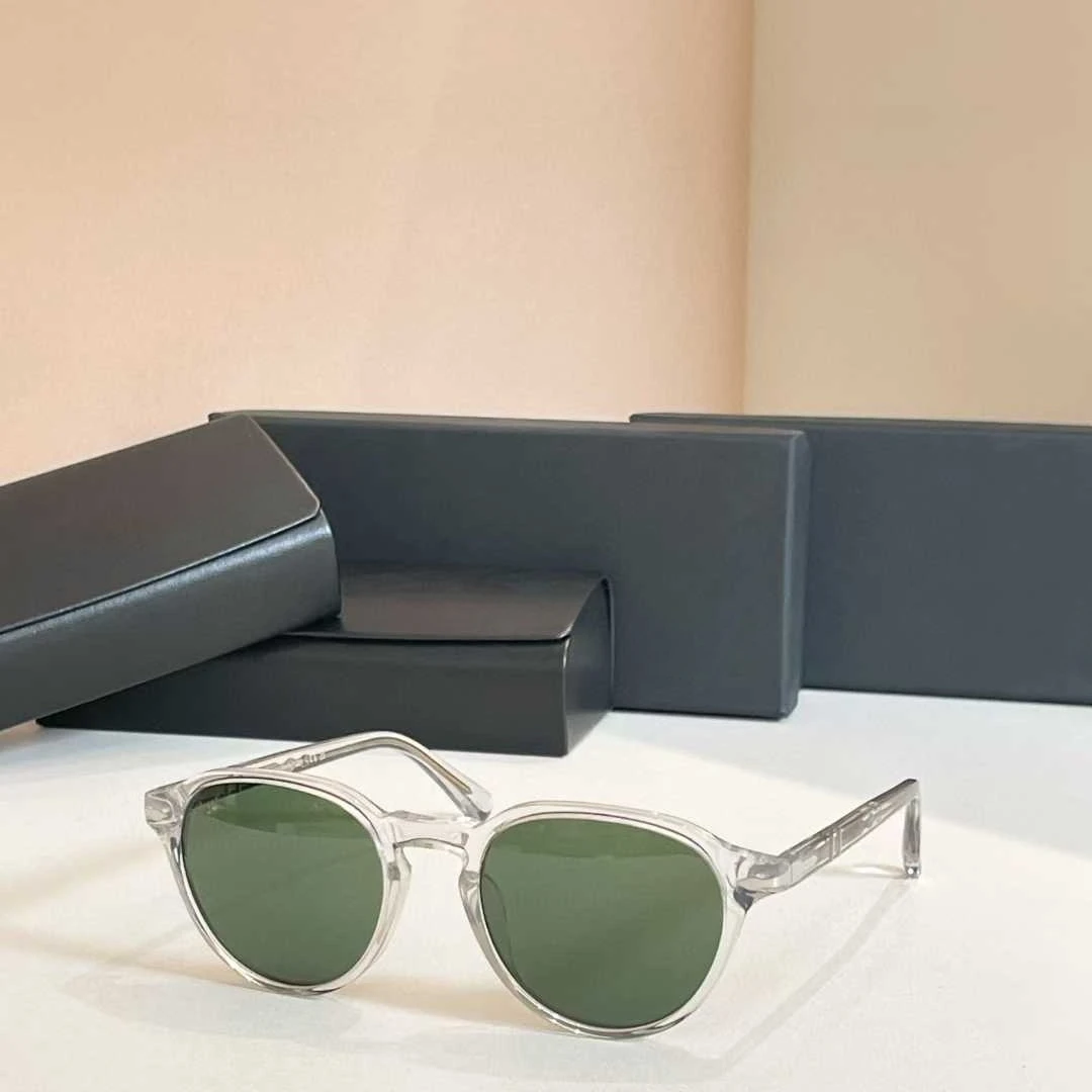 

Luxury Vintage Fashion Trend Sunglasses 3286-S Glass Lens Solid Thick Acetate Retro Oval Design High Street Unisex Top Quality