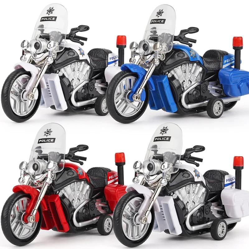 

Boy Toy Gift Simulation Alloy Motorcycle Model Men's Racing Model With Sound And Light Pull Back Function P232