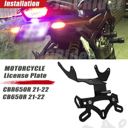 For Honda CB650R CBR650R 2021 2022 CB/CBR 650R Motorcycle License Plate Holder Rear Tail Tidy Fender Eliminator