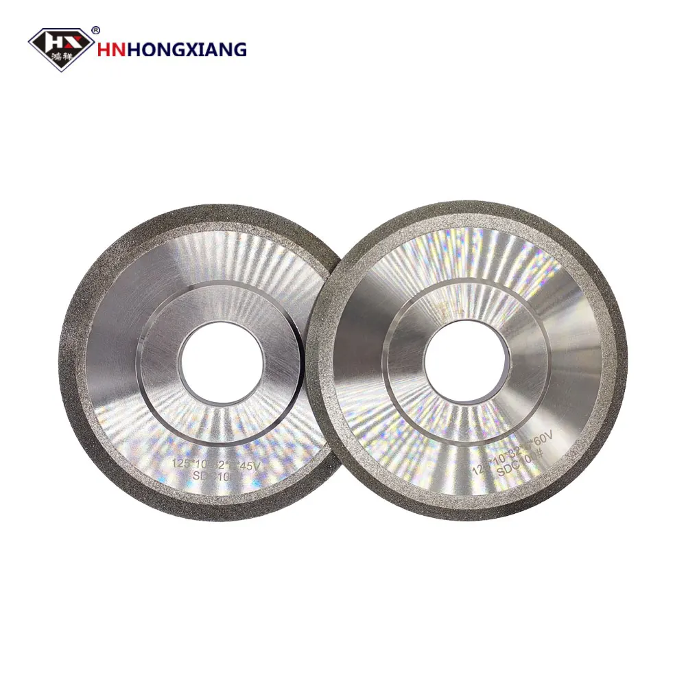1V1 Diamond Grinding Wheel Tools Double Sided Sharpener Disc For Carbide Metal Tungsten Steel Milling Cutting Stone