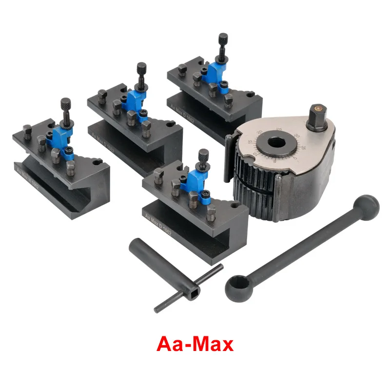 Aapro Aaplus Aamax European Quick‑Change Tool Holder, Quick Locking Tool Post for WM21 Lathe