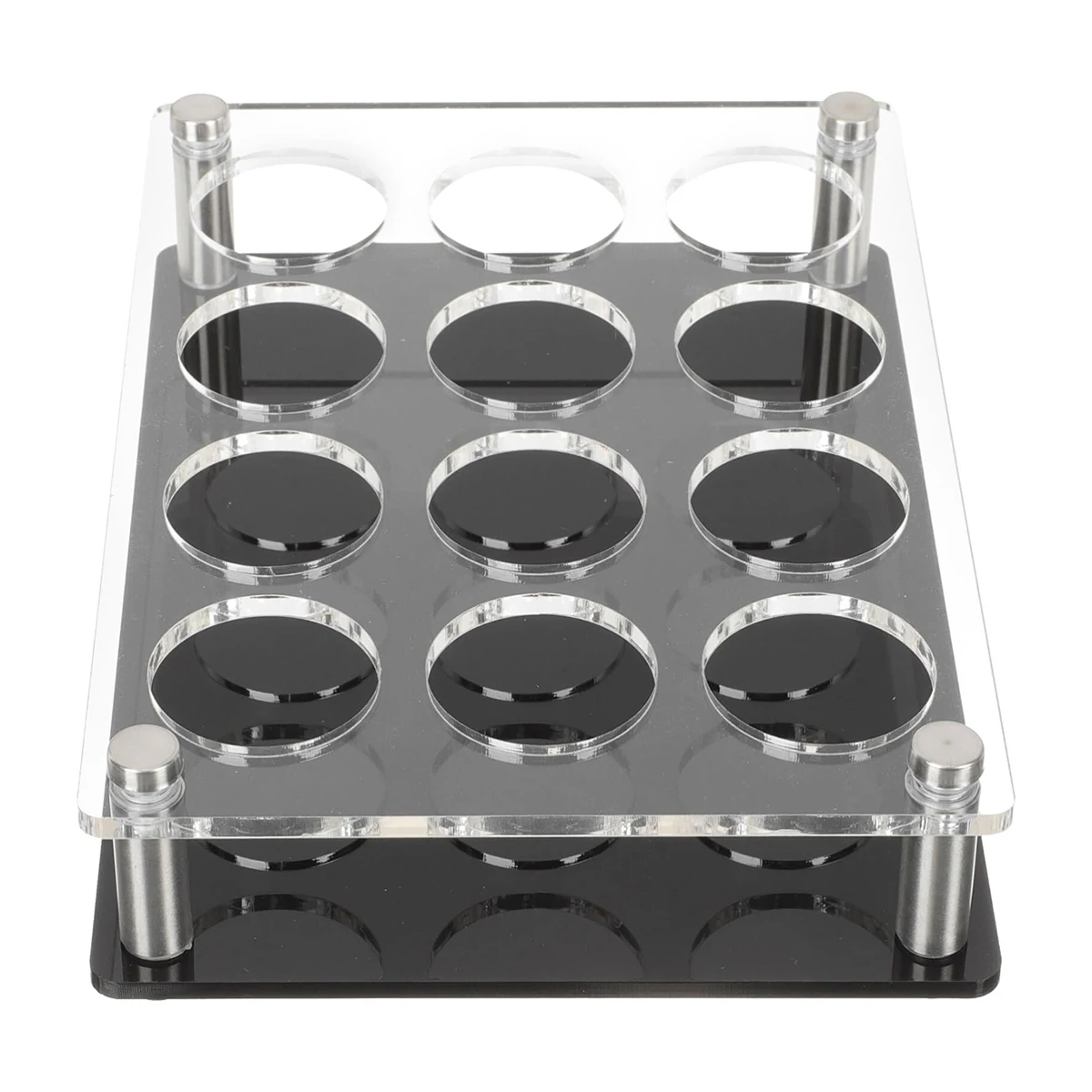 Multi-holes Glass Holder Cup Rack Barware Accessories Organizer Serving Tray Kitchen Storage For Club Party Bar Ktv Supplies 1PC