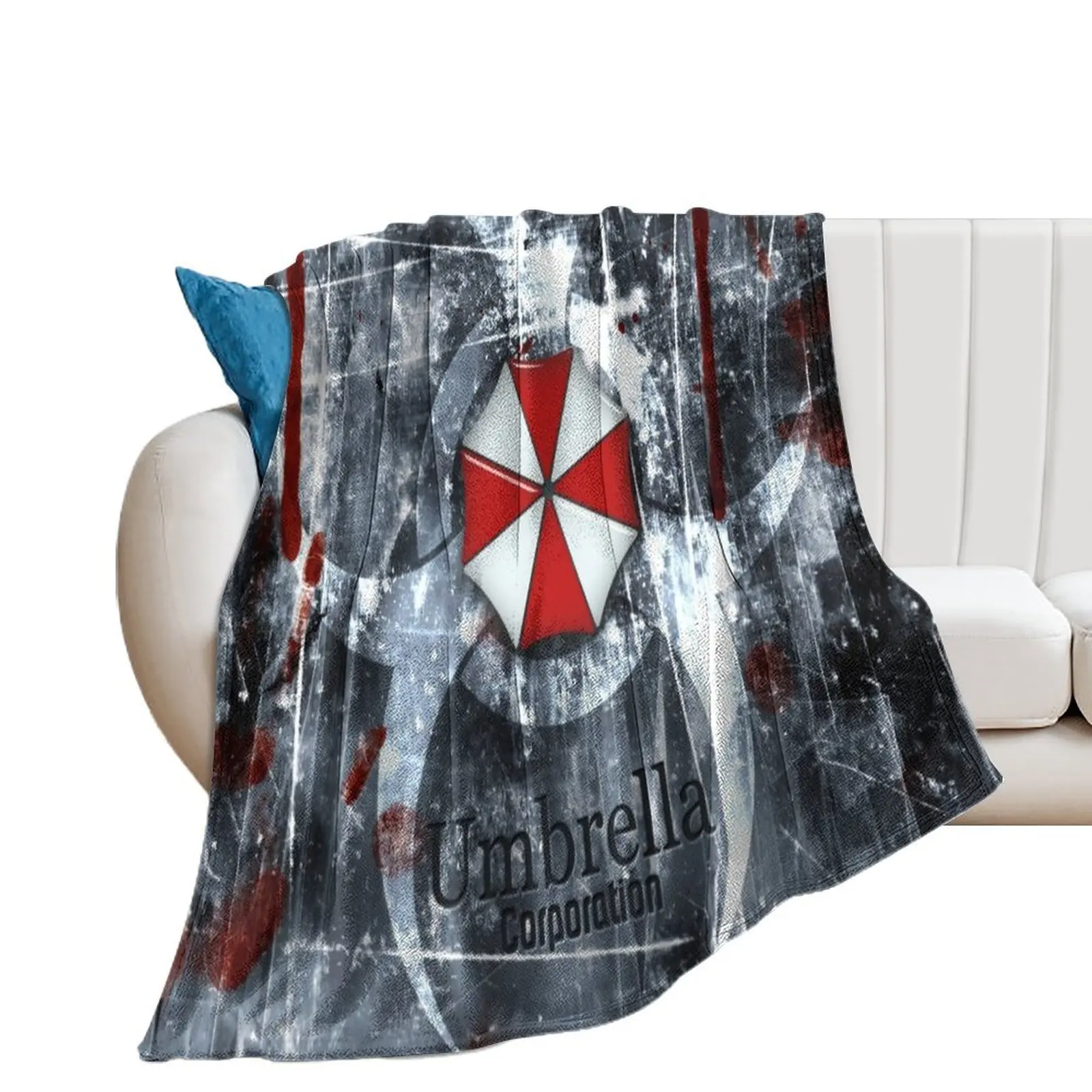 

Resident Evil Throw Blanket Sofas Plaid on the sofa Bed linens Blankets