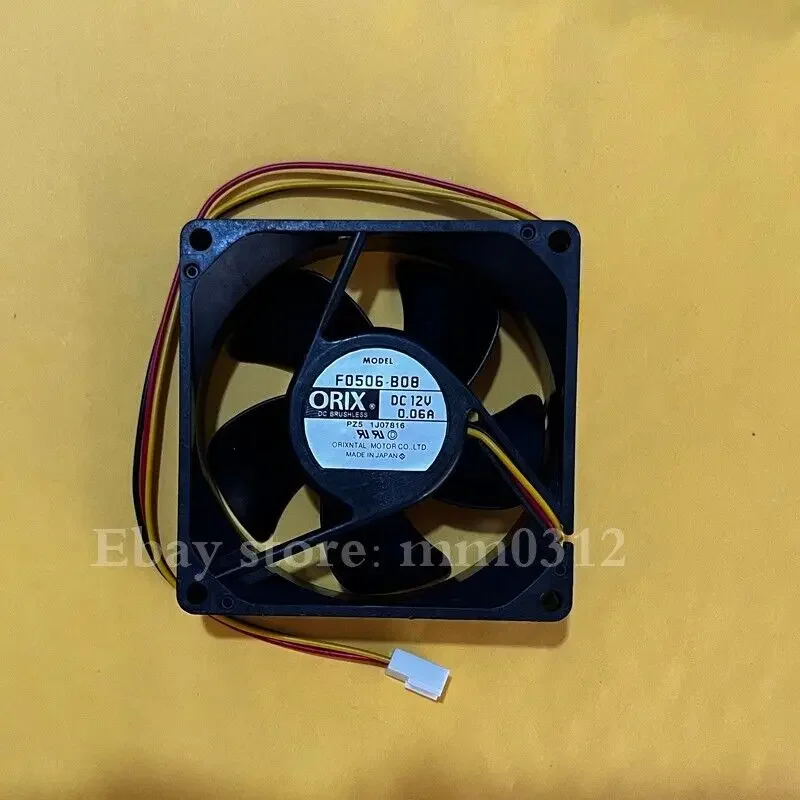 1pcs ORIX F0506-B08 12V 0.06A 8CM 8025 inverter alarm chassis cooling fan