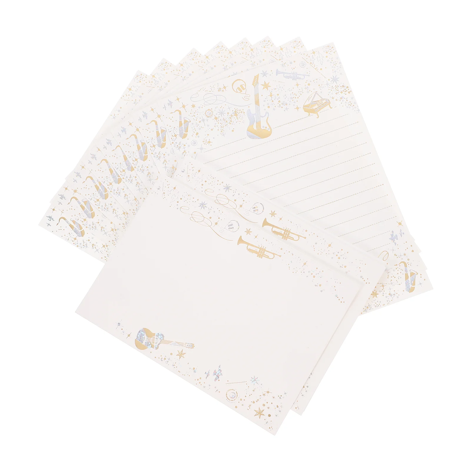 

Gilded Letter Paper Empty Envelopes Multi-function Wedding Writing and Blank Storage Papers Kit