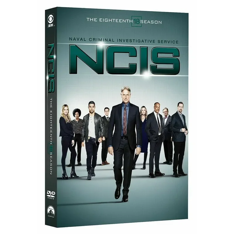 NCIS Season 18 Complete Series 4 DVDs English Version with Pronunciation and Subtitles