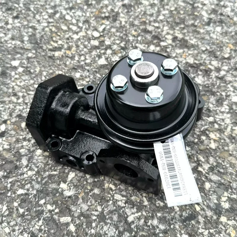 Water Pump Assembly 1307010‑B5Q‑YM10, Fit 4DW91‑50GBG3U Engine With Air Compressor Accessory