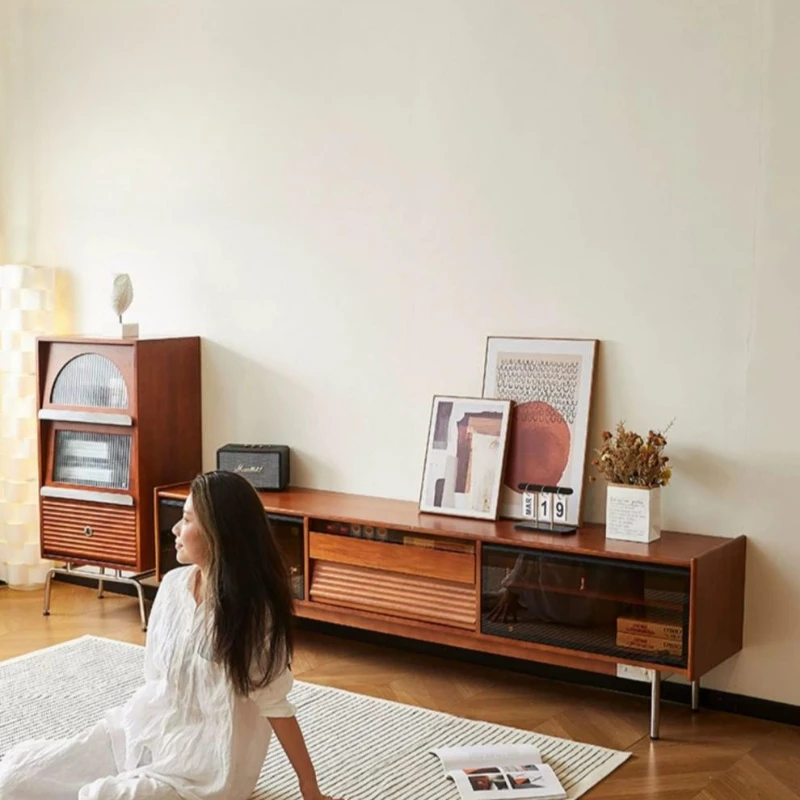 

Простые подставки под телевизор в китайском стиле, живые подставки под телевизор из массива дерева, популярные фильмы, современная мебель для дома Ein Fernseher