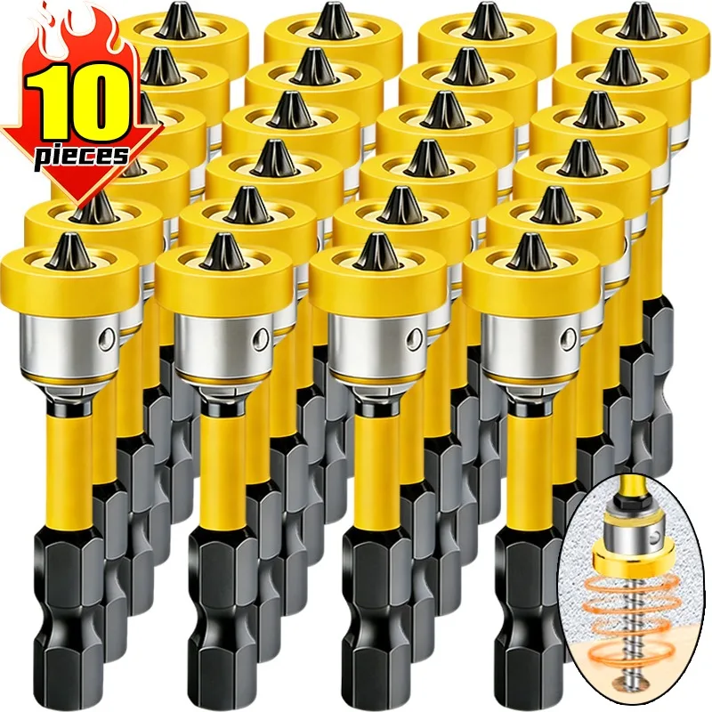 

Набор магнитных бит для шуруповерта 50 мм, PH2, с шестигранным хвостовиком, для гипсокартона, с позиционированием, для сверления и закручивания шурупов