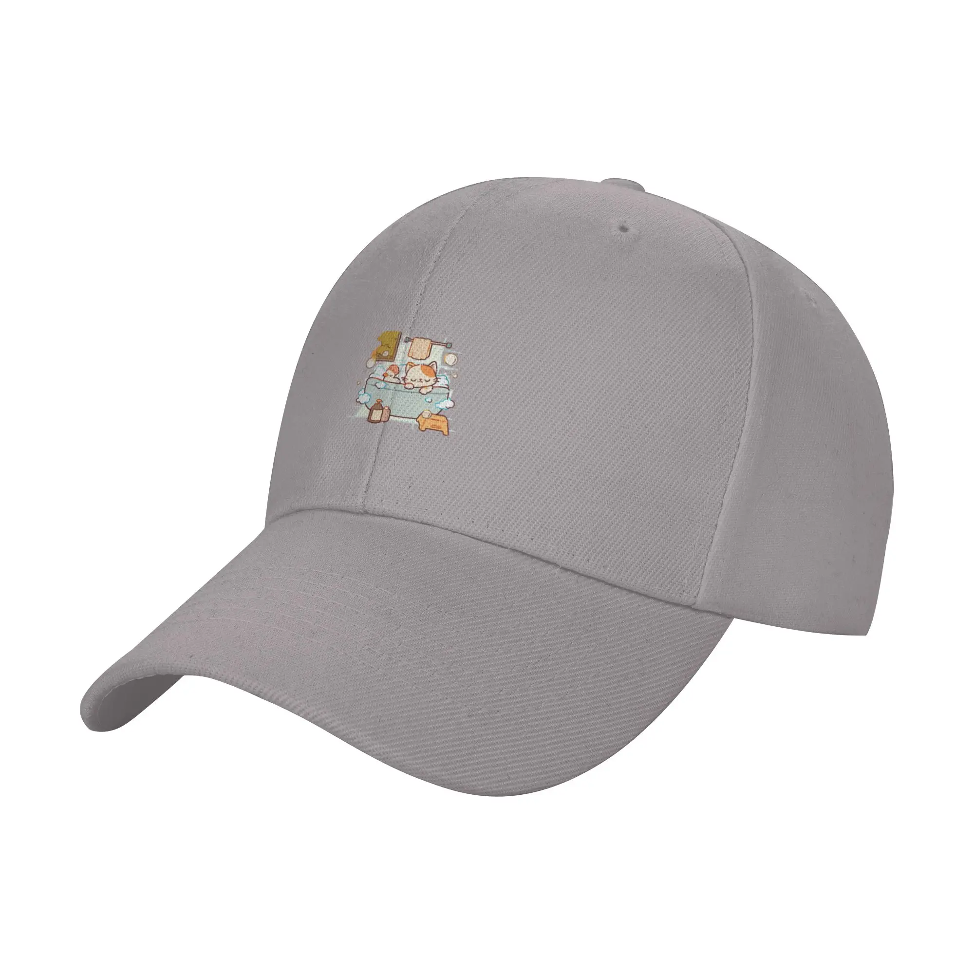 Hot Sale Leaf Shadows On The Bath Baseball Cap  Dad Hat Men's Cap  Dog Walking Men's Cap