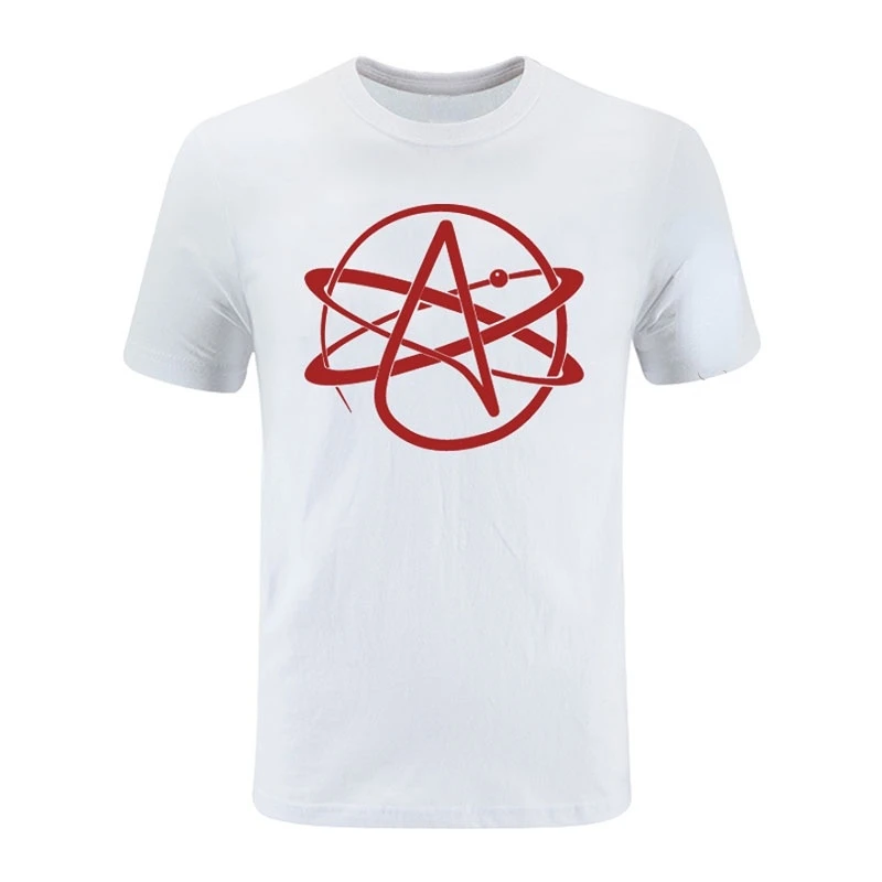 Funny Tshirt Atheist Symbol Men T Shirt FSM Pastafarian Religion Graphic Tshirts Unisex Leisure Loose Tee Ropa Hombre Camisetas