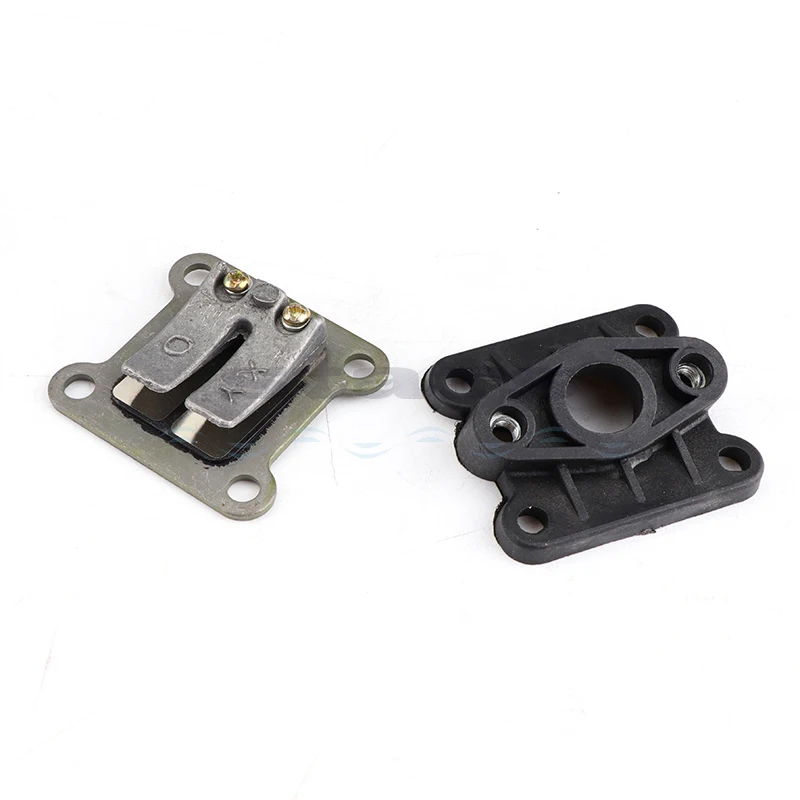 Reed Valve + Inlet Intake Manifold + Gaskets for 47cc 49cc Mini Moto Dirt Pocket Bike ATV Quad Minimoto Go Kart Scooter