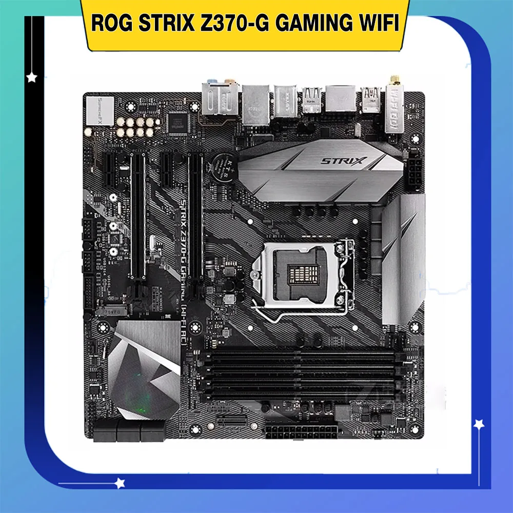 

Для A-S-U-S ROG STRIX Z370-G GAMING WIFI материнская плата LGA 1151 Z370 материнская плата