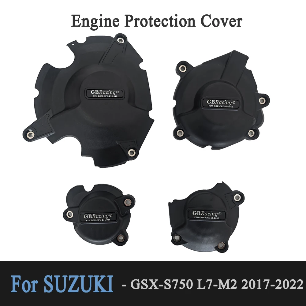 

Motorcycles Engine Protection Cover For SUZUKI GSX-S750 GSXS750 L7-M2 2017-2023 GBRacing Engine Covers