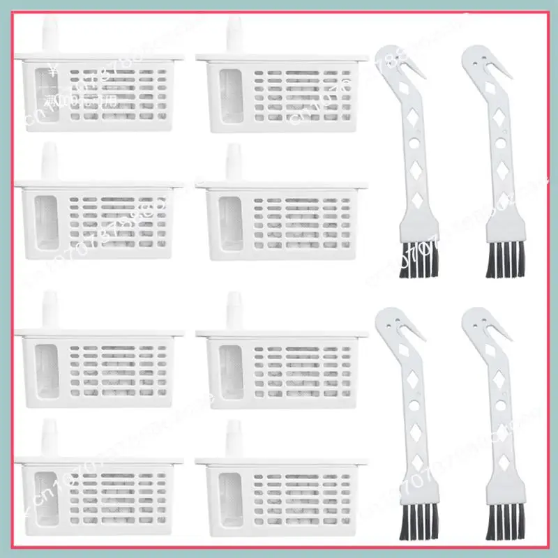 ملحقات فرشاة بديلة فضية A26P لآلة الكنس Ecovacs T50 PRO