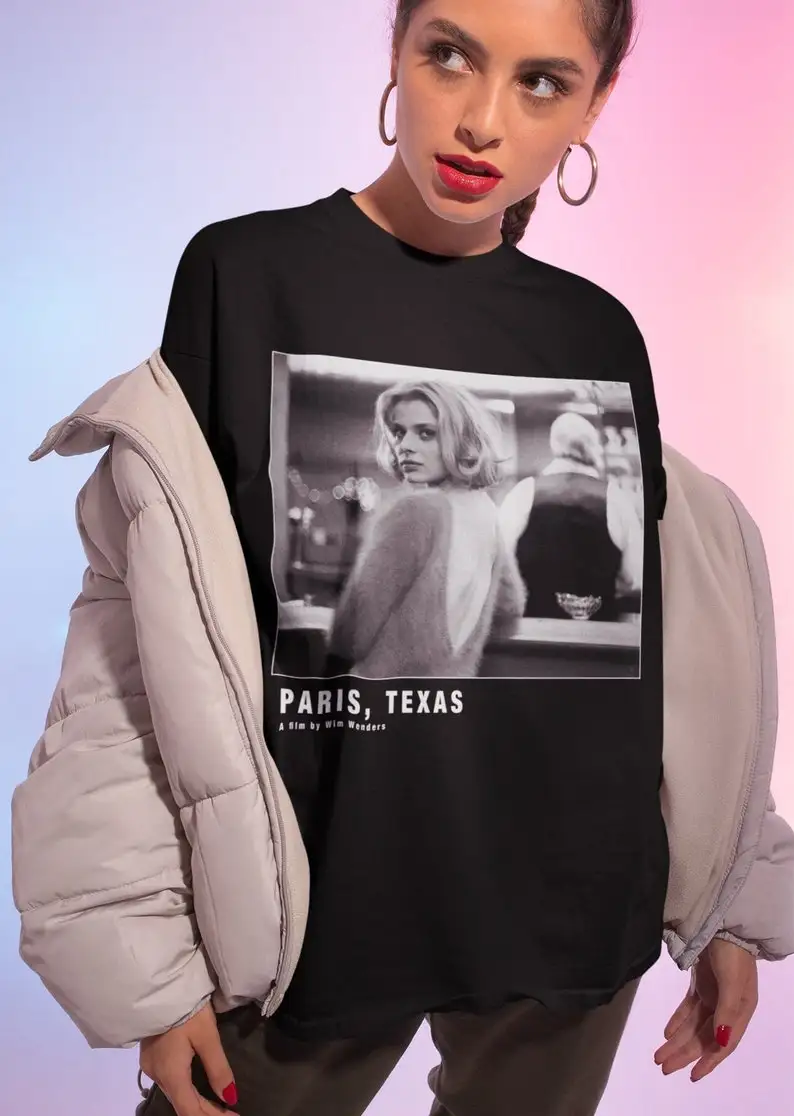 Paris, Texas Movie T-Shirt, Unisex, Gift for Wim Wenders Movie Fans, Vintage Movie Tee shirt, Classic Art House Film, Retro 80s