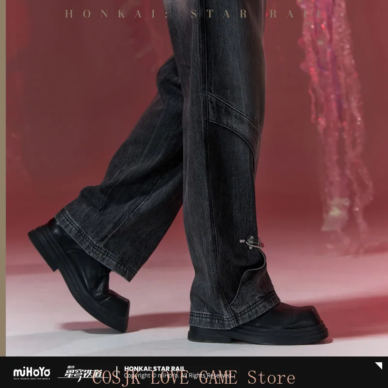 MiHoYo Official Pre-sale Game Honkai: Star Rail Evernight Theme Impression Series Jeans  Anime Cosplay Pants  Halloween