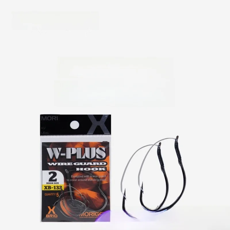 MORIGEN Anzol Invertido Anti-Engate para Iscas Artificiais Flexíveis (Wacky Hook) para Pesca de Robalo, Sem Chumbo