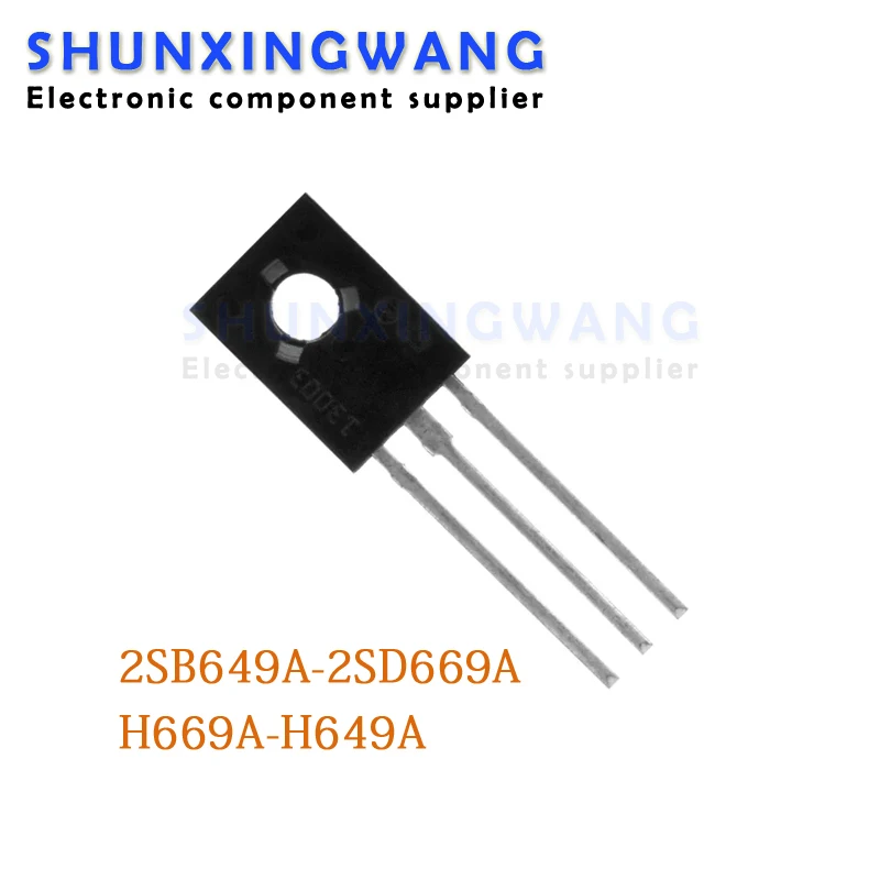 20pcs 2SB649A 2SD669A TO-126 (10pcs B649A + 10pcs D669A) ( 10pcs H669A + 10pcs H649A ）H669 H649 Audio on tube