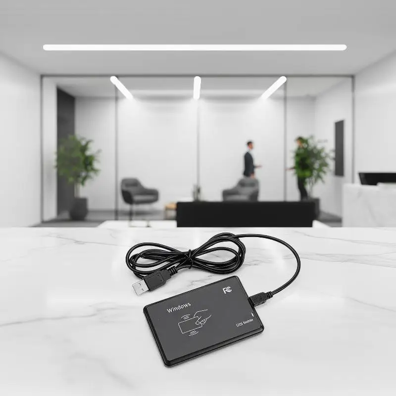Smart RFID ID Card Reader for Access Control 125kHz 13.56MHz with USB Compatibility