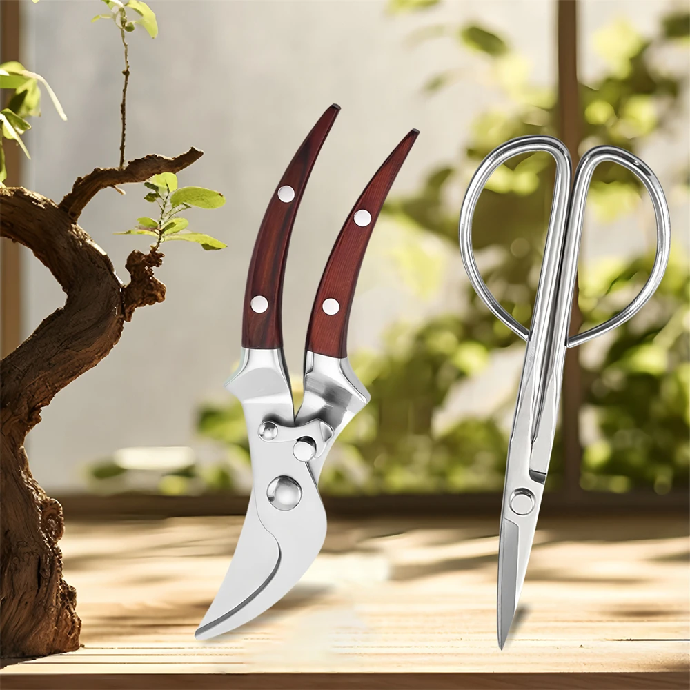 

1-2 шт., бытовой секатор, садовые ножницы, обрезка ветвей деревьев, садовые ножницы, триммер для обрезки цветов, инструменты для магазина цветов, ножницы