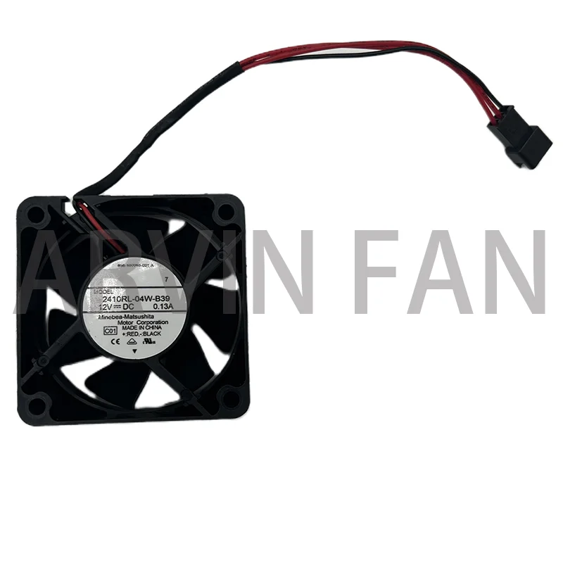 

Original 2410RL-04W-B39 6cm 6025 60mm 12V 0.13A Server Inverter Axial Cooler Cooling Fans