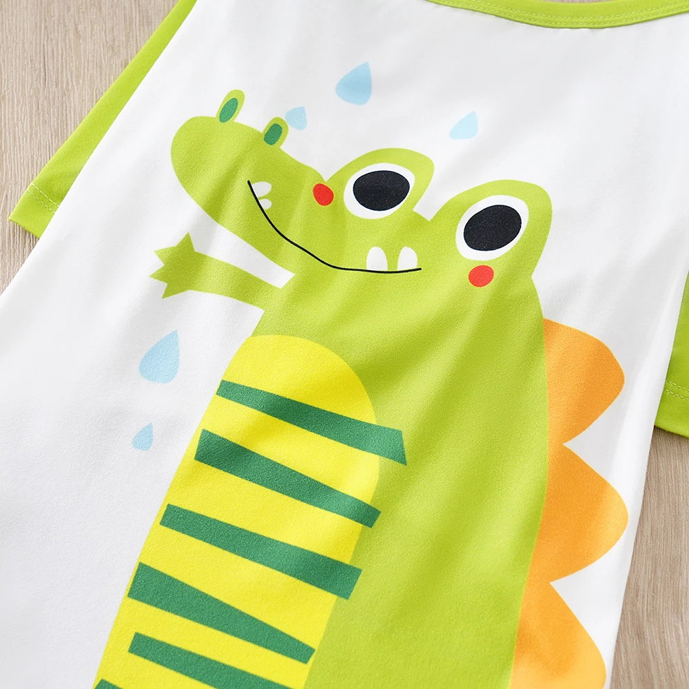 Dog T Shirts Funny Crocodile Pattern Cat Dog Clothes for Large Medium Small Dogs Cats Breathable Stretchy Clothes Pet Pajamas