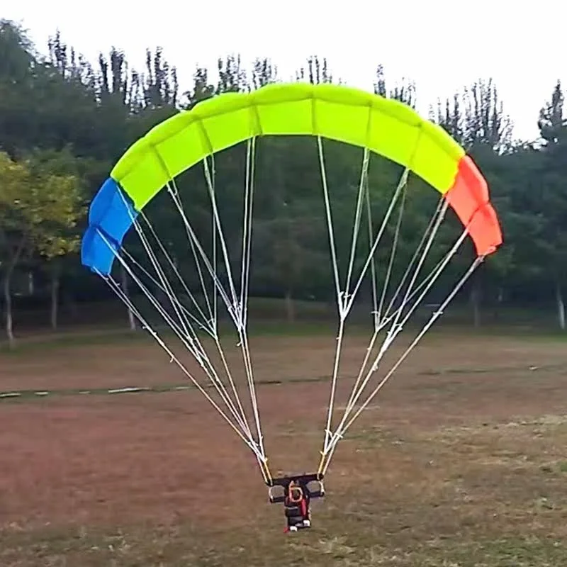 Übersee-Sonderangebot: 1 Meter ferngesteuerter Paraglider Leaf1.0 – Lustiges Spielzeug für Babys und Hunde, Stunt-Regenschirm, leuchtend